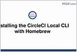 How to use the CircleCI local CLI